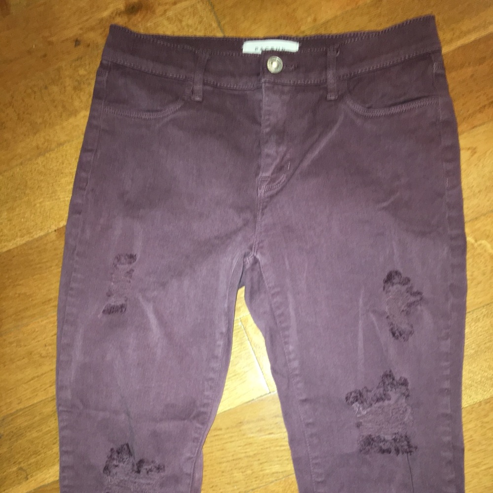 Pac sun jeggings disstoyed jeans sz 26S